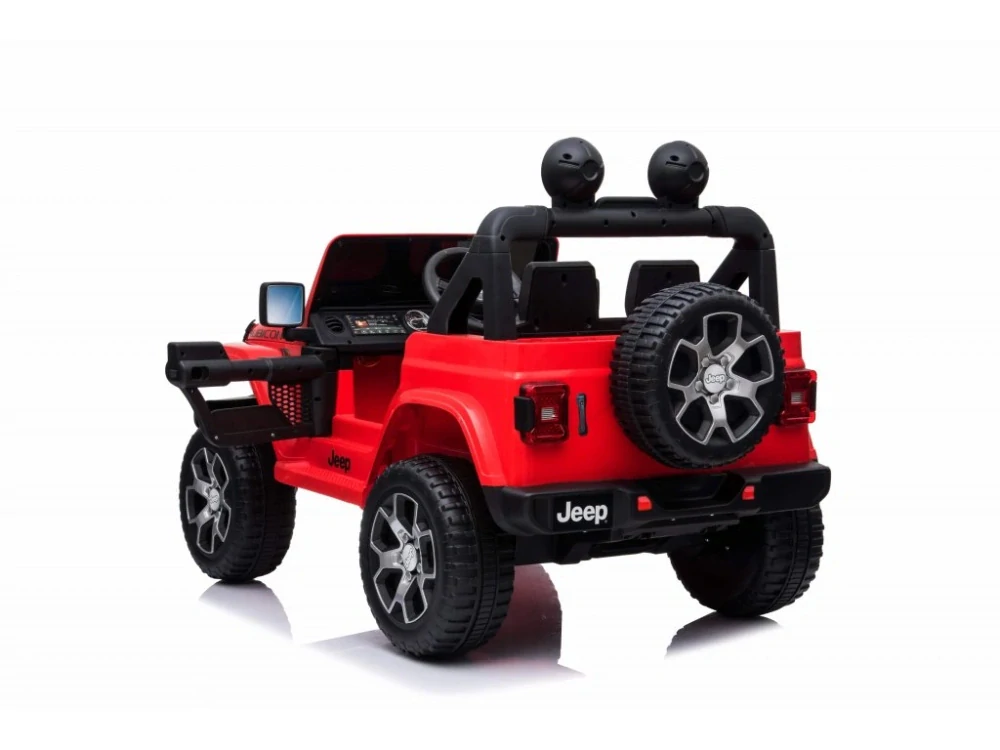 Dětské autíčko HECHT - Jeep Wrangler Rubicon Red - akumulátorové vozítko