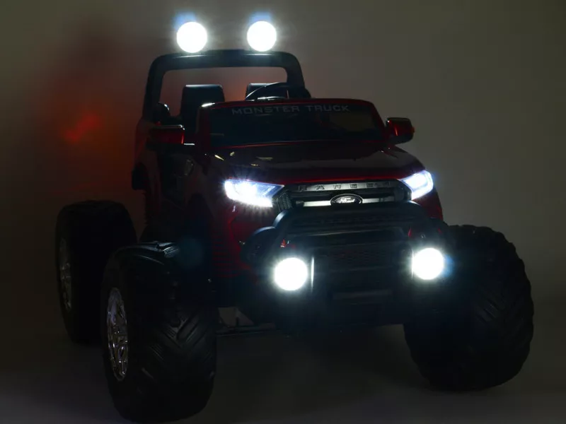 Dětské vozítko HECHT - FORD RANGER MONSTER TRUCK RED - akumulátorové autíčko