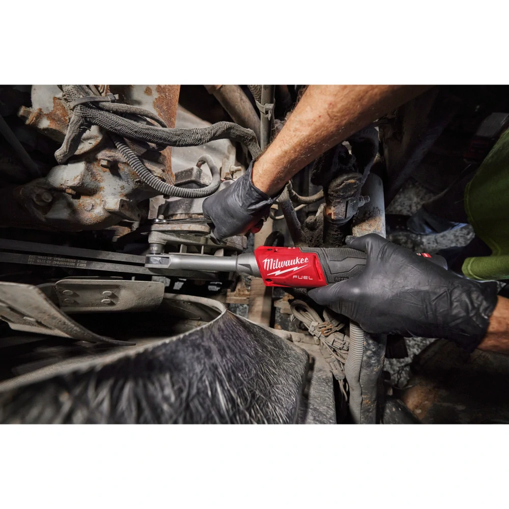 Milwaukee M12FPTR-202X průchozí aku ráčna 2× 2,0 Ah