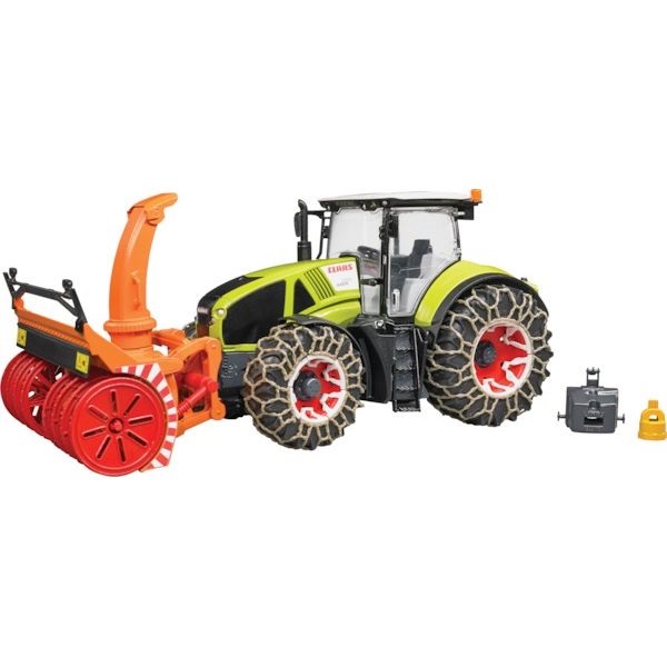 Traktor Claas Axion 950 sněhová fréza - Bruder 03017
