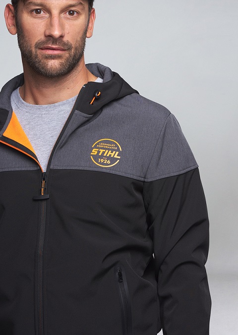Černá pánská softshellová bunda STIHL (042091001) L