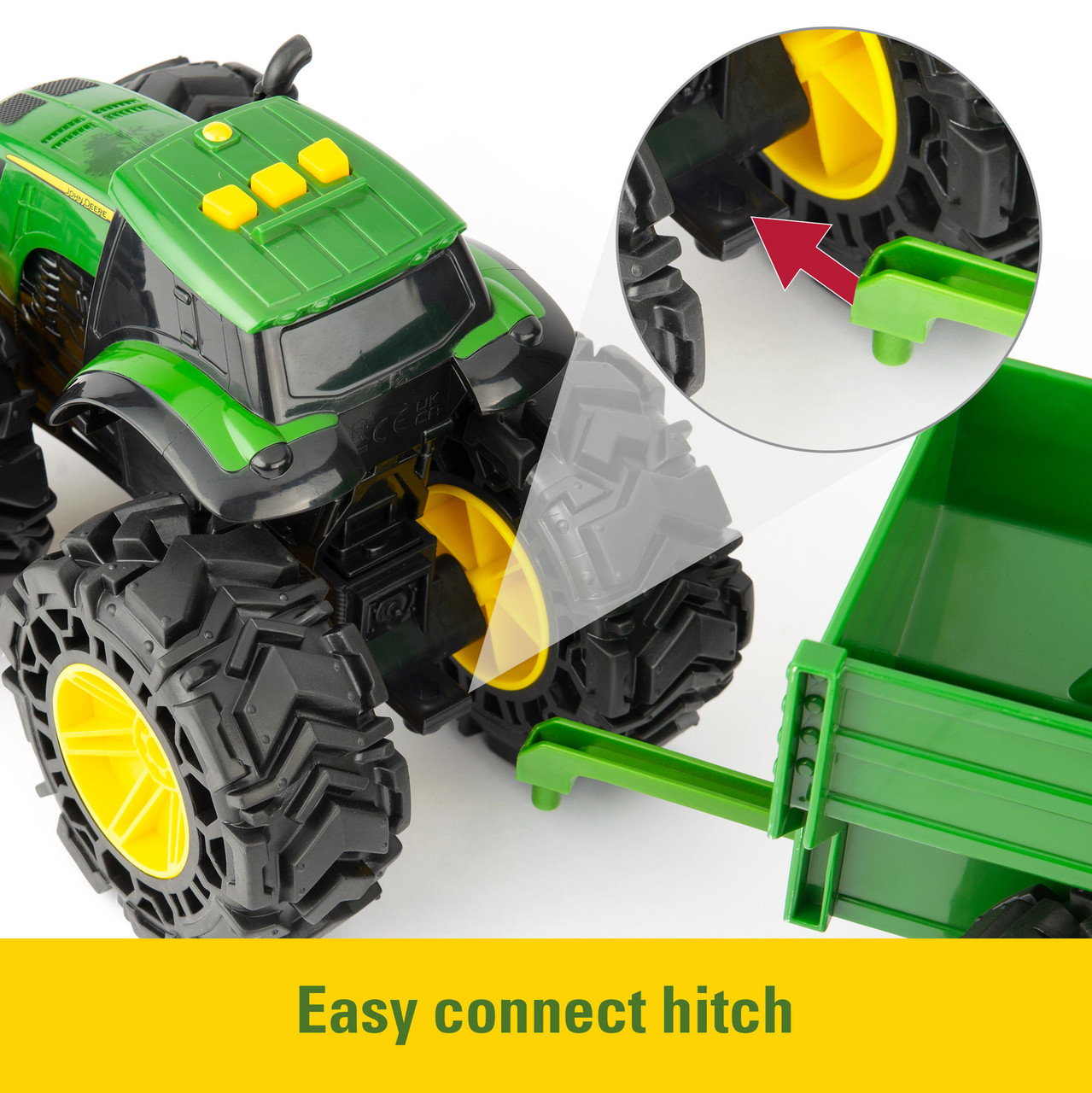 Traktor s přívěsem John Deere se zvuky Tomy (47353)