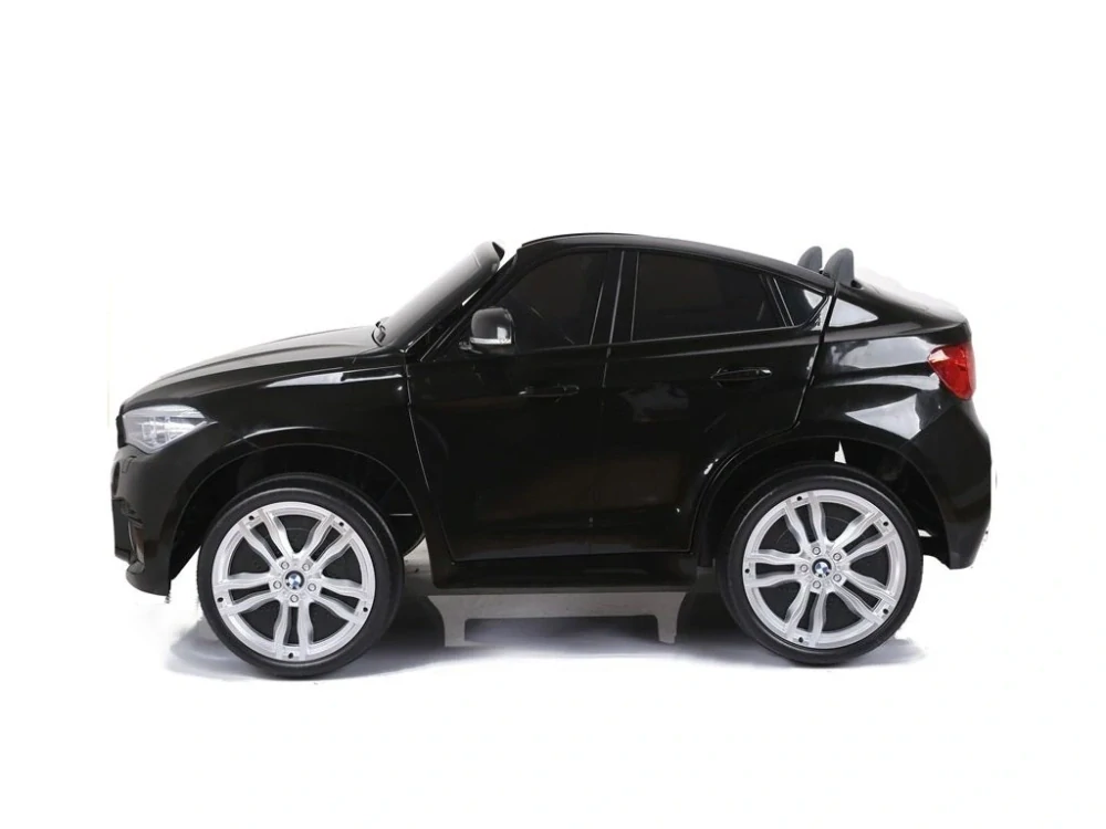 Dětské vozítko - BMW X6 - BLACK - akumulátorové autíčko