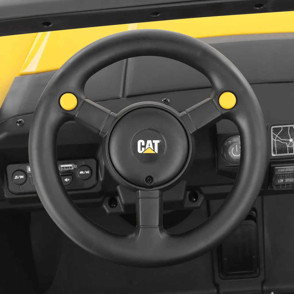 Dvoumístné akumulátorové autíčko CAT UTV – 12 V