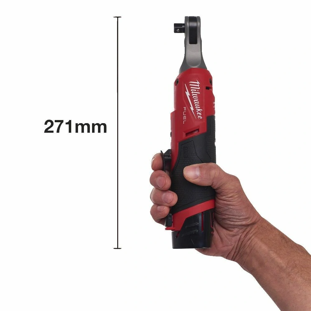 Milwaukee M12FHIR38-0 FUEL vysokootáčková aku ráčna 3/8"
