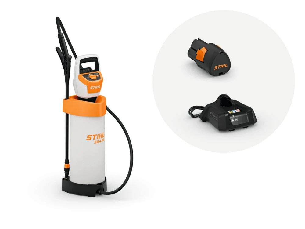 Set postřikovače STIHL SGA 30, akumulátor AS 1, nabíječka AL 1 (SA100117014)