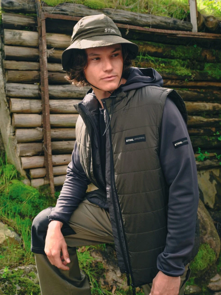 Pánské bunda STIHL HYBRID HOOD šedá (042110060)