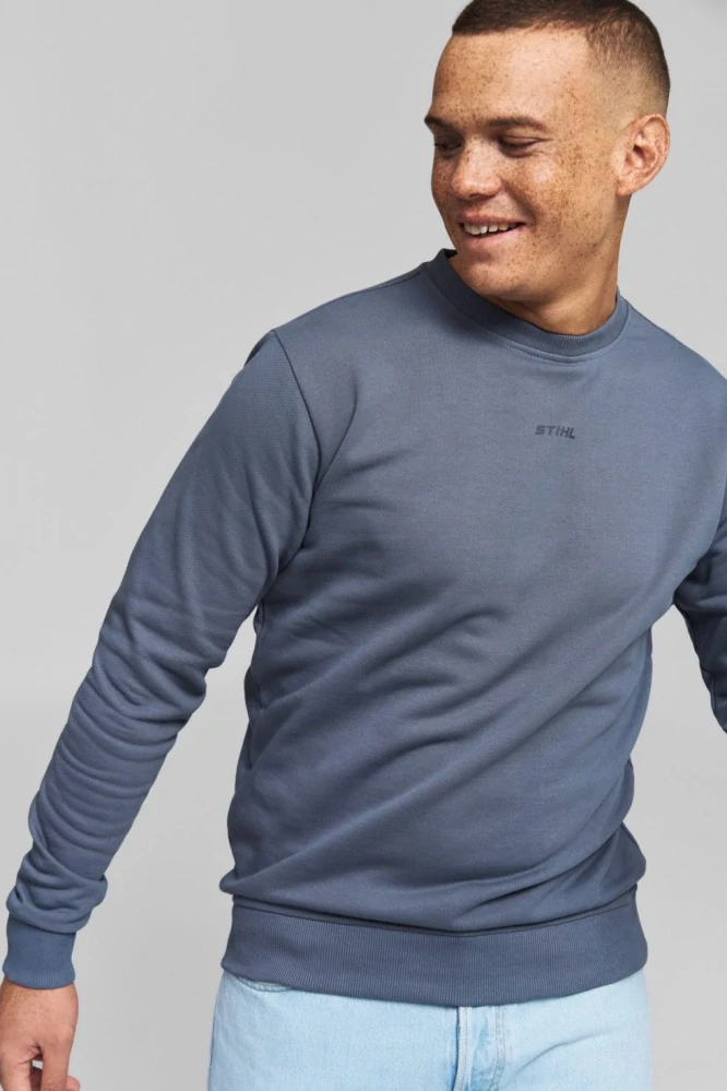 Pánská mikina STIHL LOGO CHEST BLUE (04213015460)