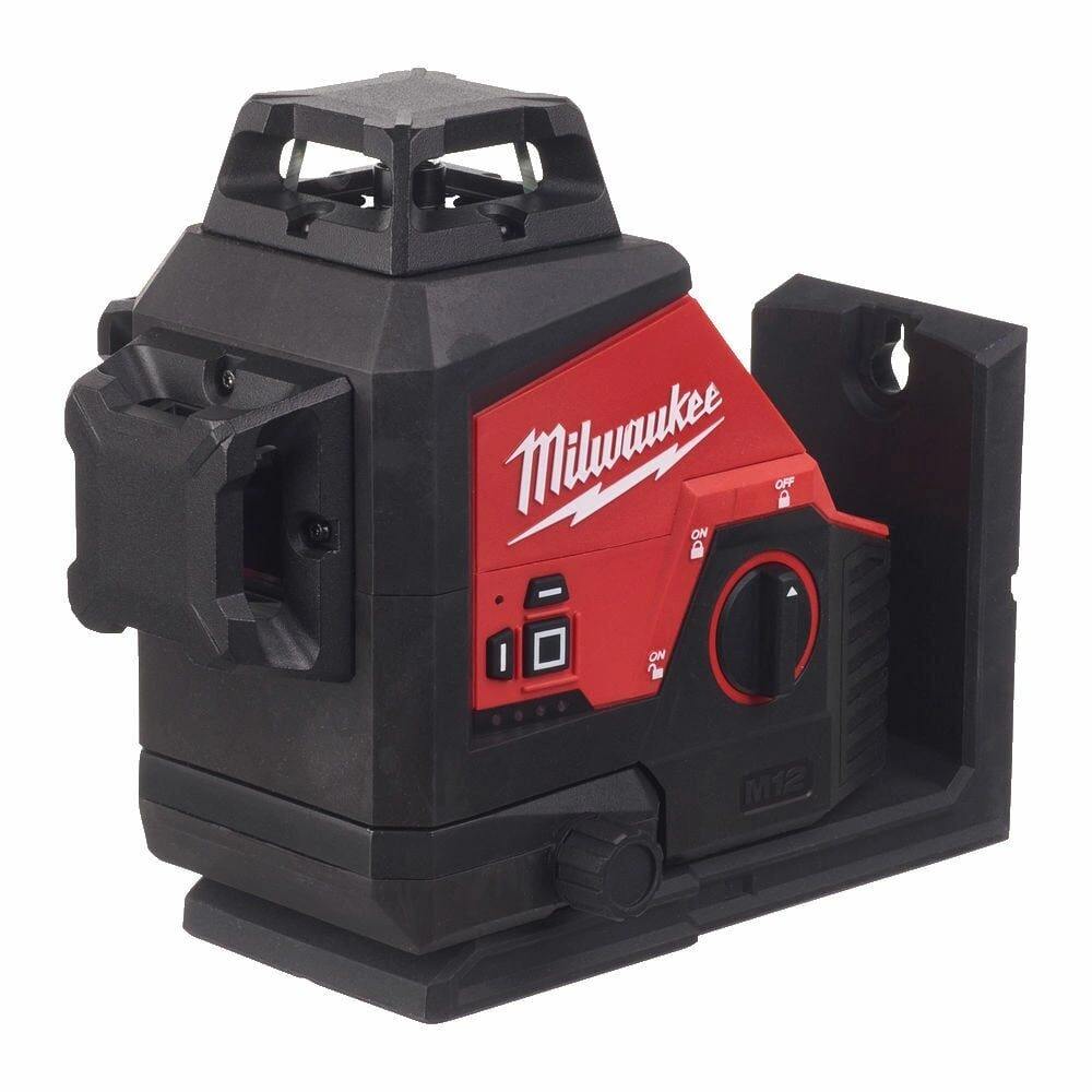 Milwaukee M12 3PL-401C zelený laser 3×360°