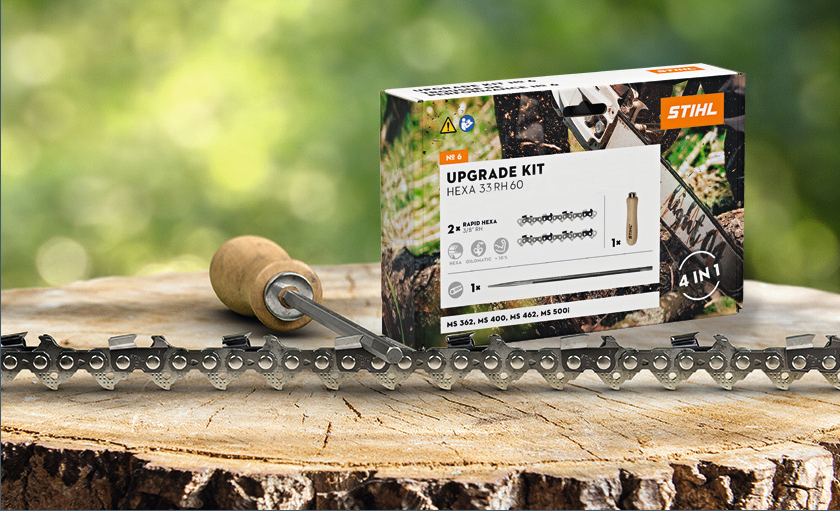 Řetěz pilový RAPID HEXA Stihl 3/8 -1,6mm-56.čl HRANATÝ RH (31320000056)