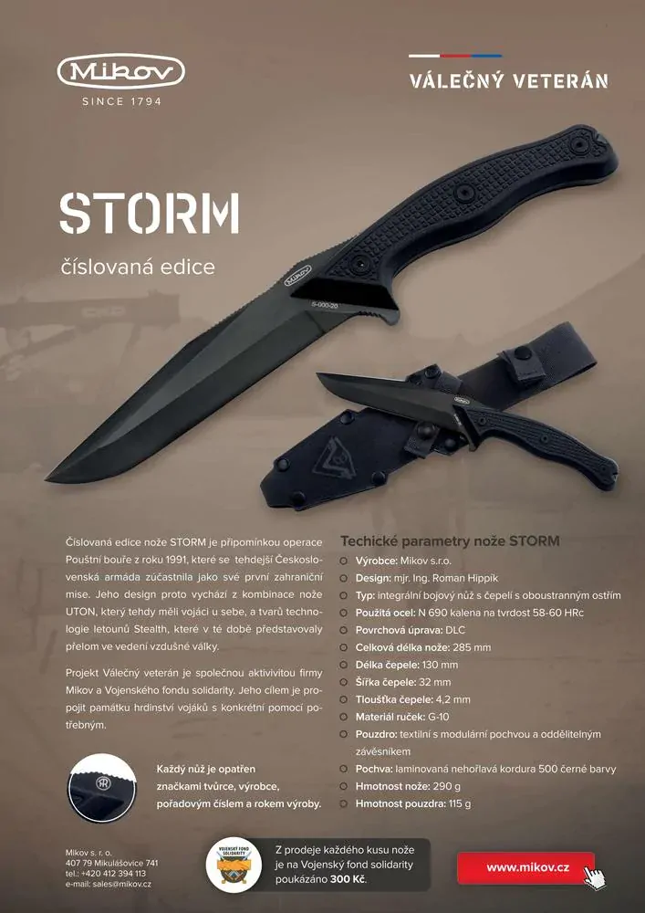 Mikov nůž Storm