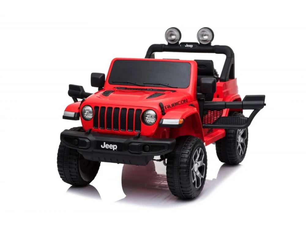Dětské autíčko HECHT - Jeep Wrangler Rubicon Red - akumulátorové vozítko