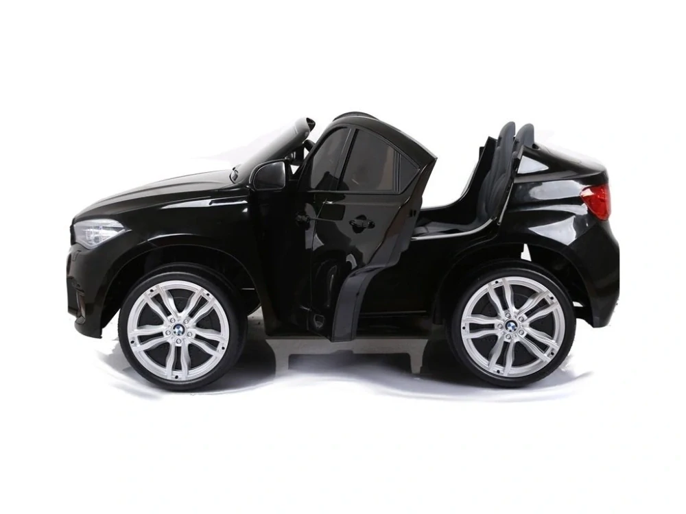 Dětské vozítko - BMW X6 - BLACK - akumulátorové autíčko