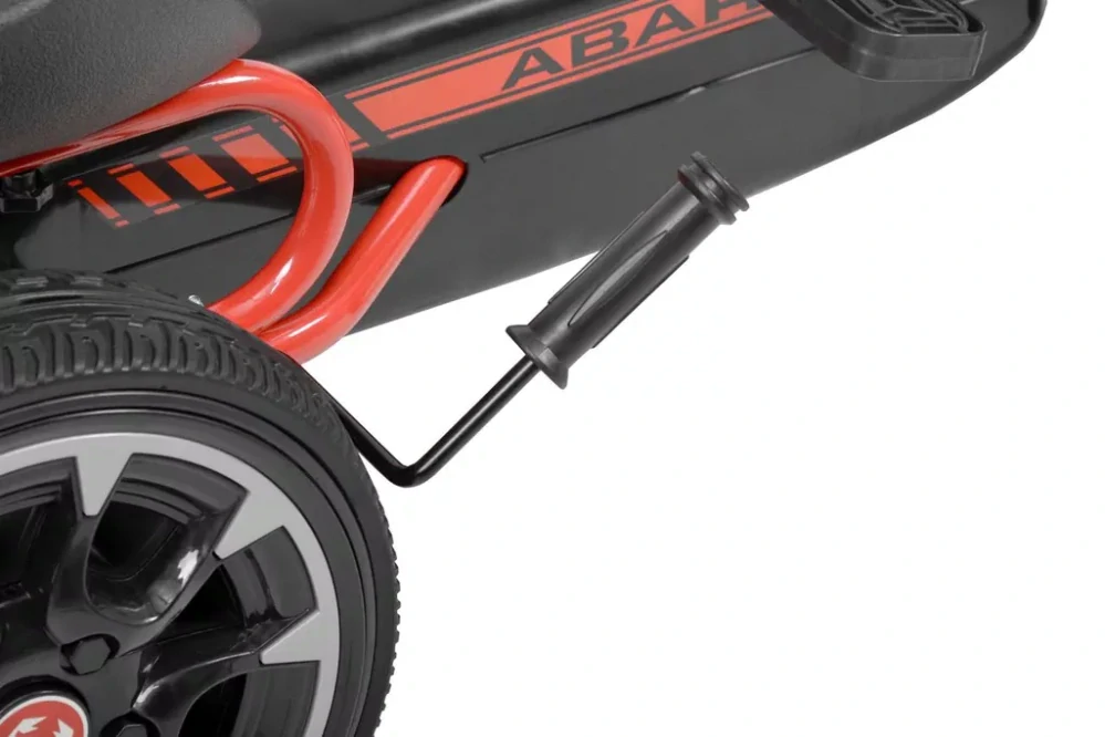 ABARTH - black - šlapací motokára