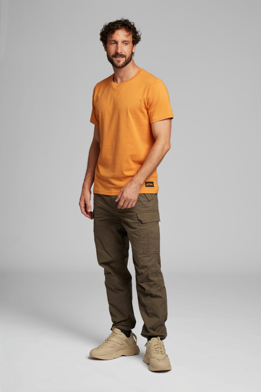 Tričko SUSTAINABLE LOGO oranžové STIHL (04213004248) S
