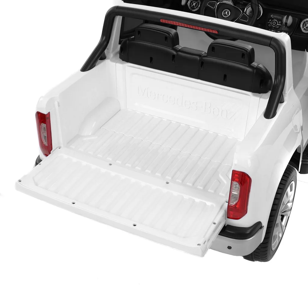 Dětské akumulátorové autíčko HECHT - Mercedes-Benz XMX606 WHITE 4×4