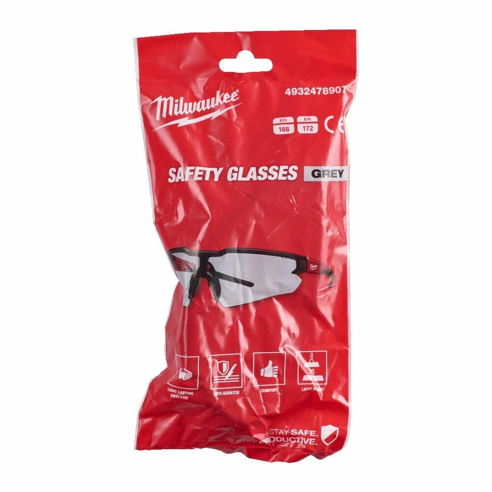 Milwaukee ochranné brýle Classic šedé – balení 144 ks