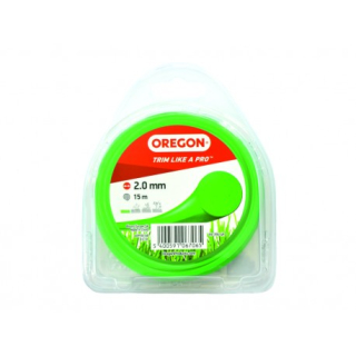 Žací struna Oregon Zelená kulatá, 2,0 mm x 15 m (69-356-GR)