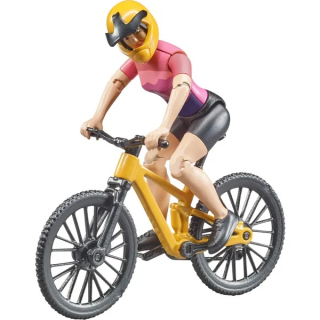 Cyklistka na horském kole B-World Bruder 63111