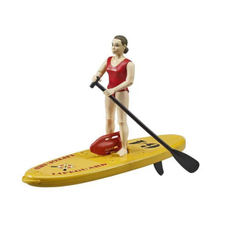 Záchranářka pobřežní hlídky s paddleboardem B-World Bruder 62785