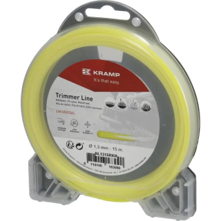 Žací struna žlutá, kulatá, 1,3 mm x 15 m Kramp (KP-NL1315RKR)