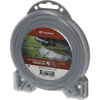 Žací nylonová struna SP66, hvězdicová, 2,2 mm x 15 m Kramp (KP-NL2215SP66KR)