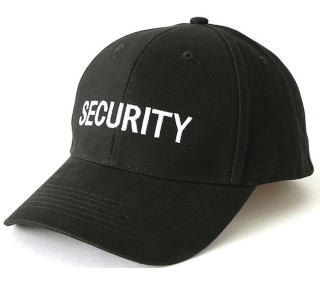 Kšiltovka Security černá