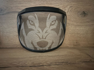 Ochranný štít Visier F39 PROTOS® Integral EN 1731 s vlkem