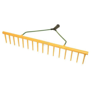 Plastové hrábě na trávu jednostranné Jost bez násady 640 mm 16 zubů (KP-ES3531Z)