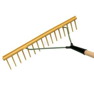 Plastové hrábě na trávu Jost bez násady 640 mm s hranou 16 zubů (KP-ES3532)