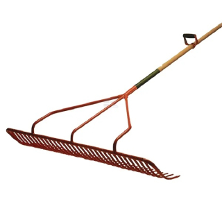 Ručně vlečené hrábě na seno Kerbl s násadou 1150 mm (KP-ES3595N)