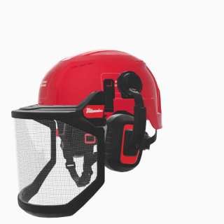 Lesnická přilba Milwaukee BOLT200 odvětrávaná červená