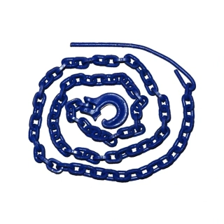 Řetězový úvazek modrý G100 8 mm/ 2 m, s provlékací jehlou (IT-301154)