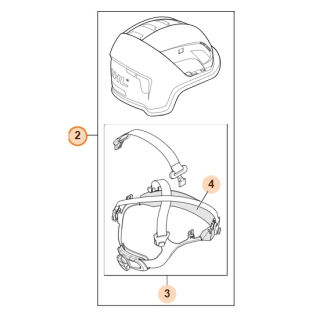 Oranžová přilba Advance Vent STIHL (00008899051)