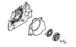 Originální podložka západky startování STIHL (00009580923)