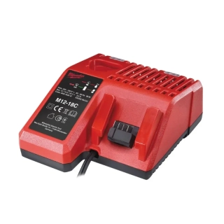 Aku nabíječka Milwaukee M12-18C, inteligentní nabíječka, slot M12 a M18 (4932352959)