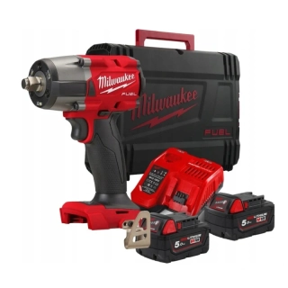 Aku rázový utahovák Milwaukee M18FMTIW2F12-502X (4933478450) se dvěma akumulátory, kufrem a nabíječkou