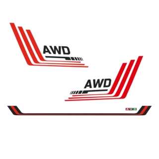 Samolepka formule pro robotickou sekačku LUBA 2 AWD, LUBA AWD 2X (LB015)