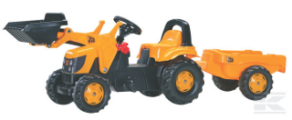 RollyKid JCB s čelním nakládačem a přívěsem (R02383)