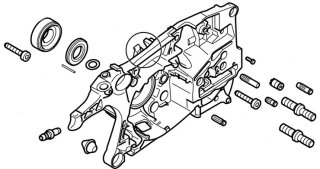 Polovina klikové skříně motorové pily STIHL MS 462 (11420202908)