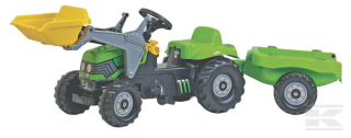 RollyKid Deutz s nakladačem a přívěsem (R02319)