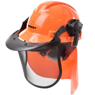 Ochranná helma se sluchátky a štítem, Hecht 900100