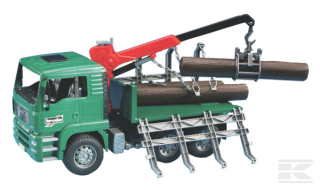 Nákladní automobil MAN pro přepravu dřeva - Bruder 02769