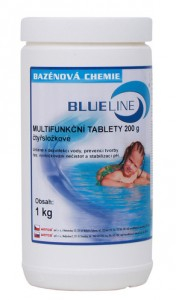Multifunkční tablety 200g - čtyřsložkové, 1 kg, Blue Line (507601)
