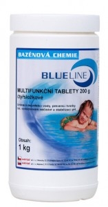 Multifunkční tablety 20g - čtyřsložkové, 1kg, Blue Line (508601)