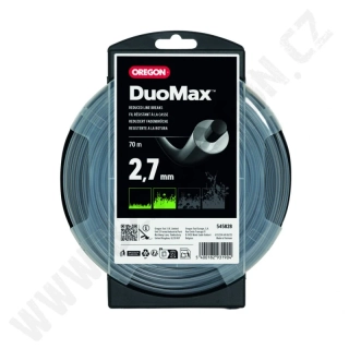 Žací struna OREGON DUOMAX kulatá 2,7 mm x 70 m (545828)