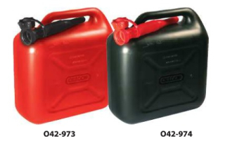 Kanystr na palivo s hrdlem, černý, 10 l, Oregon (42-974)