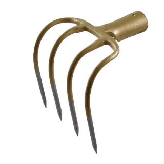 Kopáč na seno SHW, 4 zuby, bez násady (KP-54506)