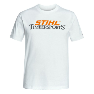 Tričko bílé STS Timbersports STIHL (04640021256)
