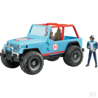 Jeep Cross-country modrý Bruder 02541